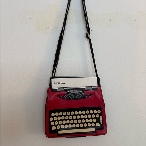 Red Typewriter Design Women's Bag - Picture 1 of 1